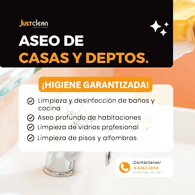 Servicio de aseo para casas y departamentos en Santiago - Higiene garantizada